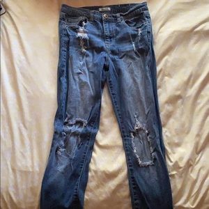 Mudd dipped skinny jeans